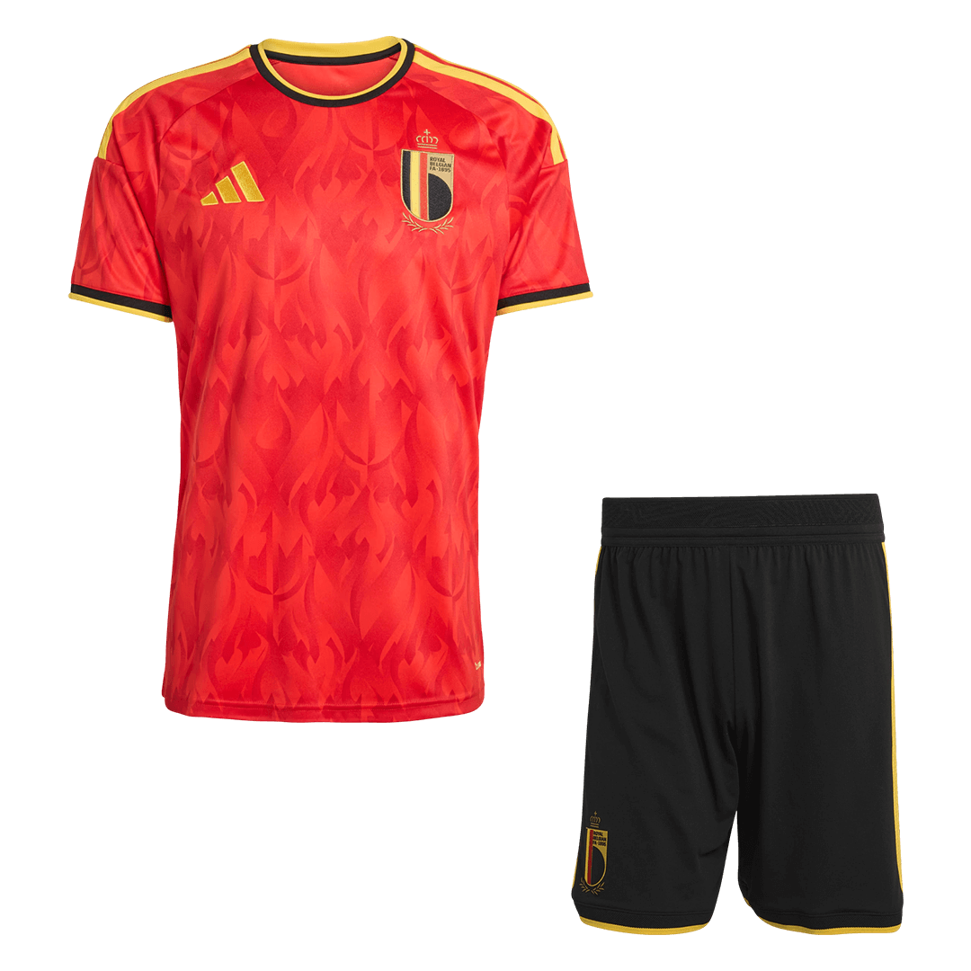 Belgium Mens Home Soccer Kit World Cup 2026 Red
