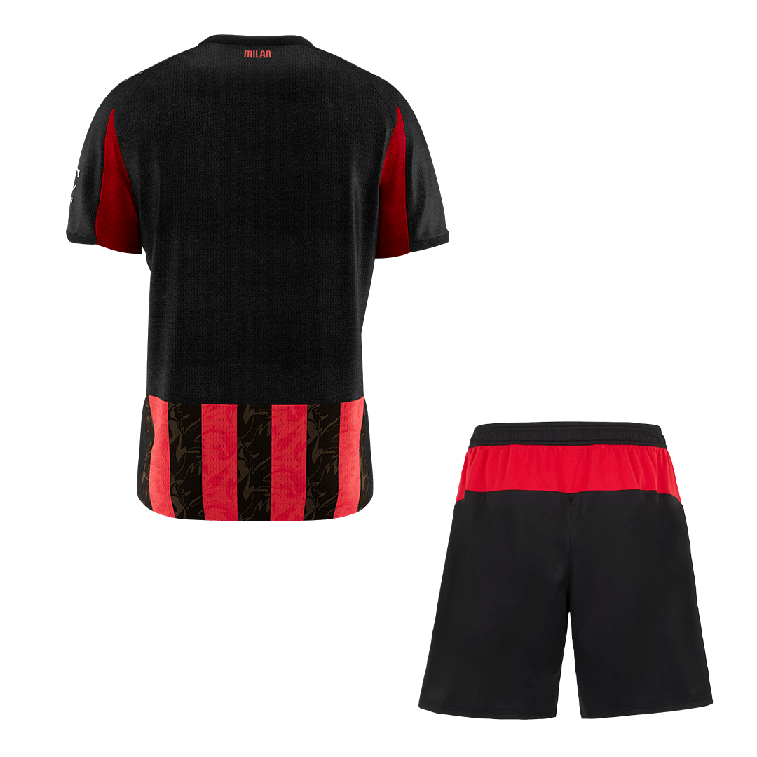 AC Milan Mens Home Soccer Kit 2025/26 Red&Black [PREMIUM]