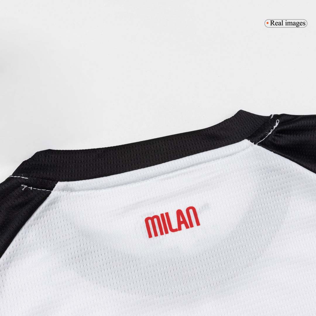 AC Milan Kids Away Soccer Kit 2025/26 White