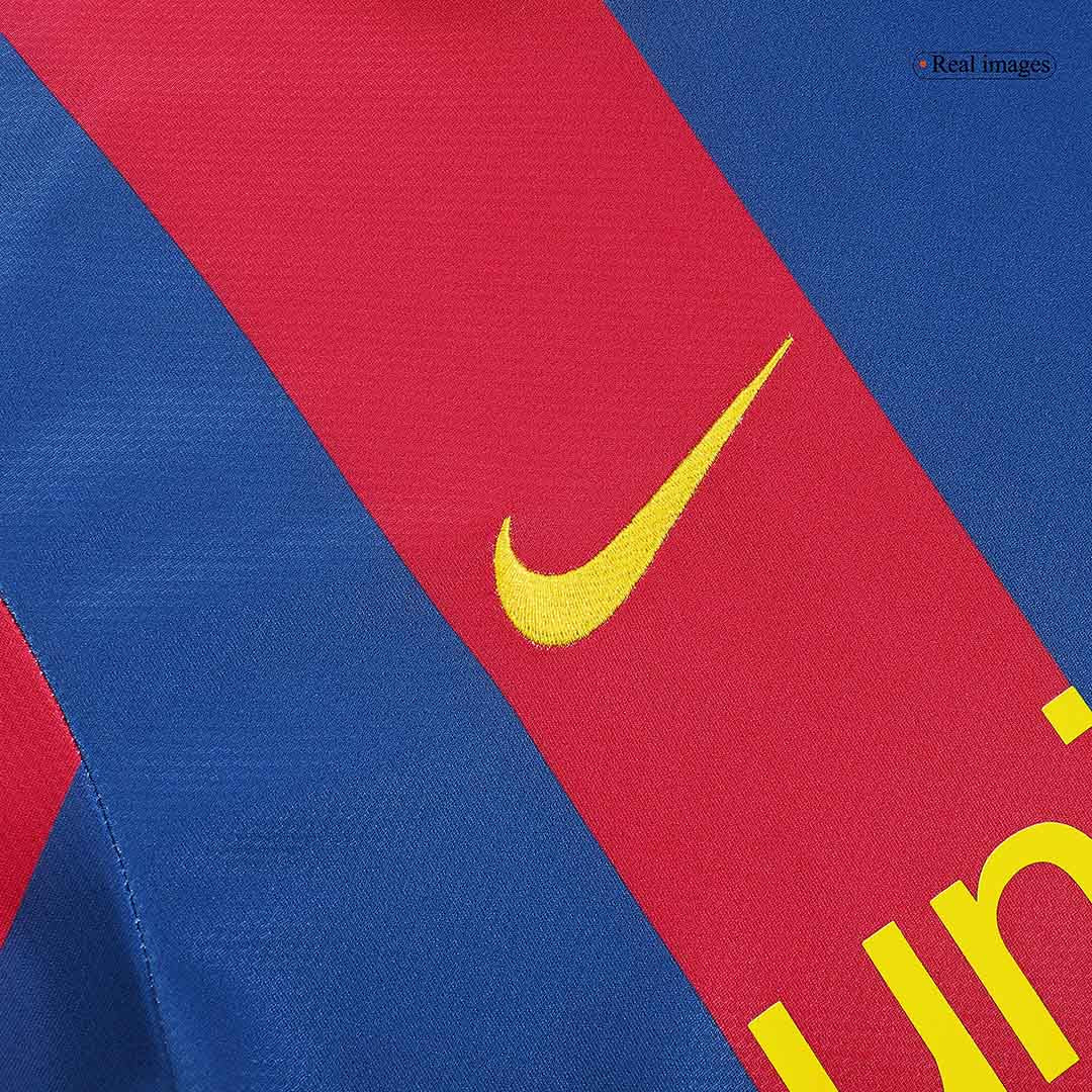 Retro Barcelona Mens Home Soccer Jersey 2010/11 Red&Blue