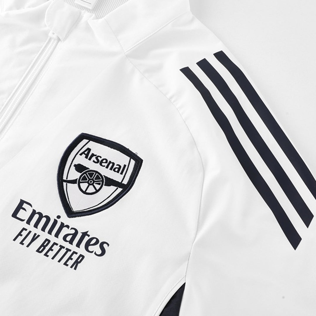 Arsenal Mens Windbreaker Jacket 2025/26 White