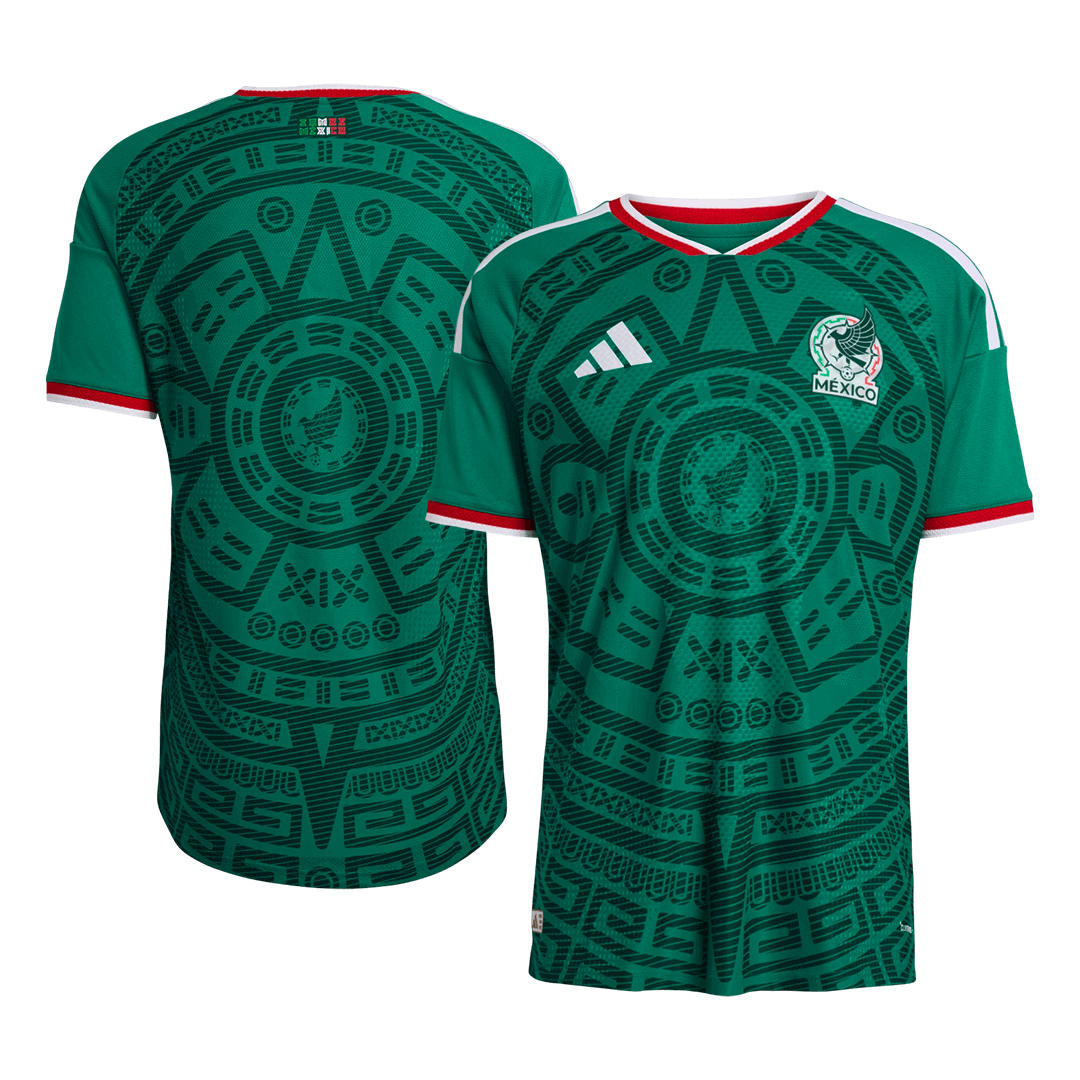 Mexico Mens Home Soccer Jersey World Cup 2026 Green - Player Version