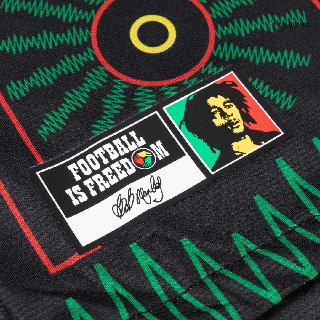 Jamaica Mens Away Soccer Jersey World Cup 2026 Black - Player Version