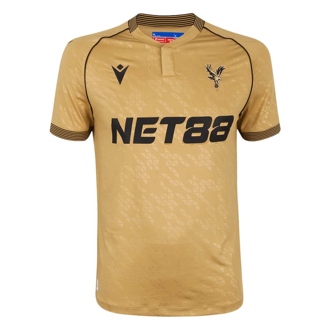 Crystal Palace Mens Away Soccer Jersey 2025/26 Yellow