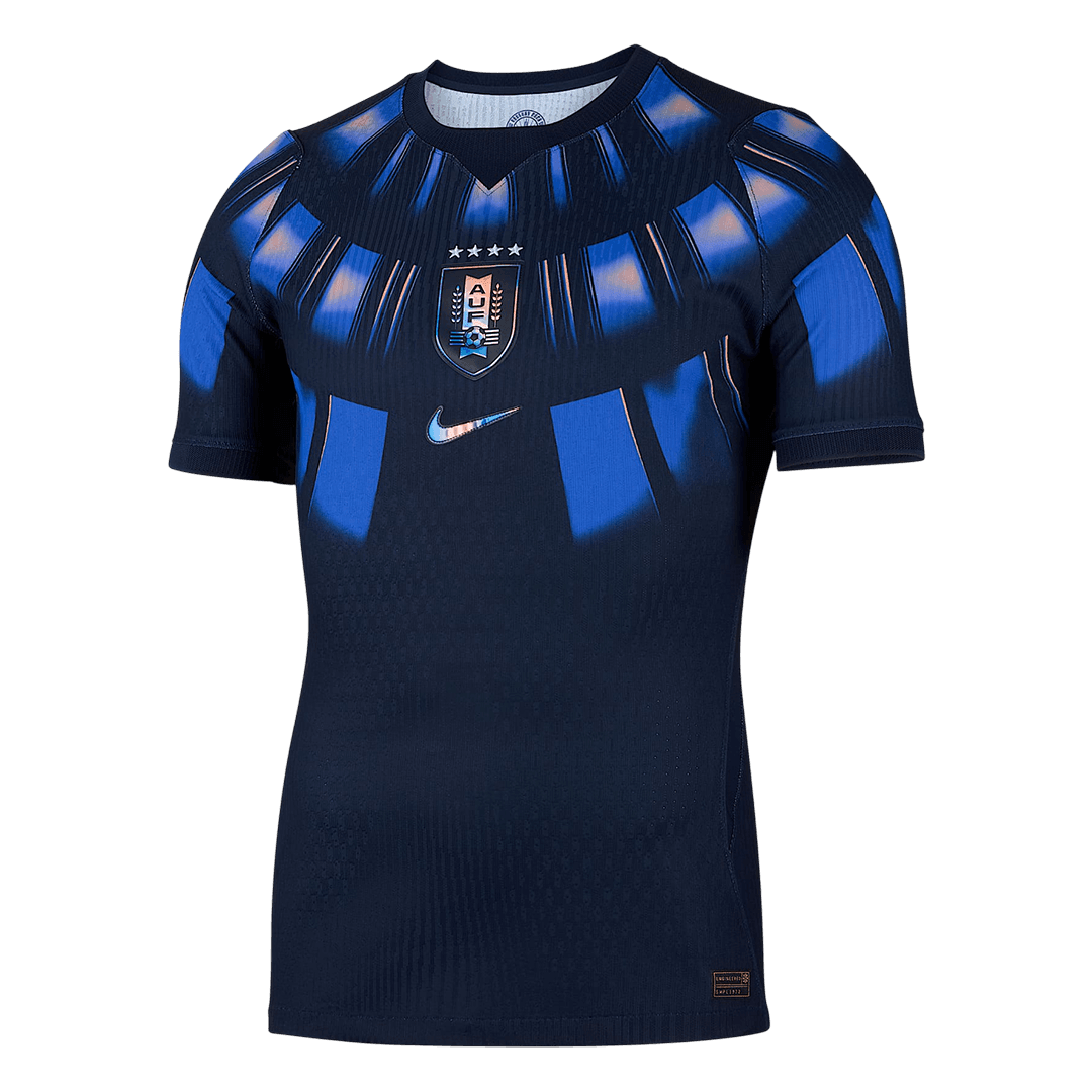 Uruguay Mens Away Soccer Jersey World Cup 2026 Dark Blue - Player Version