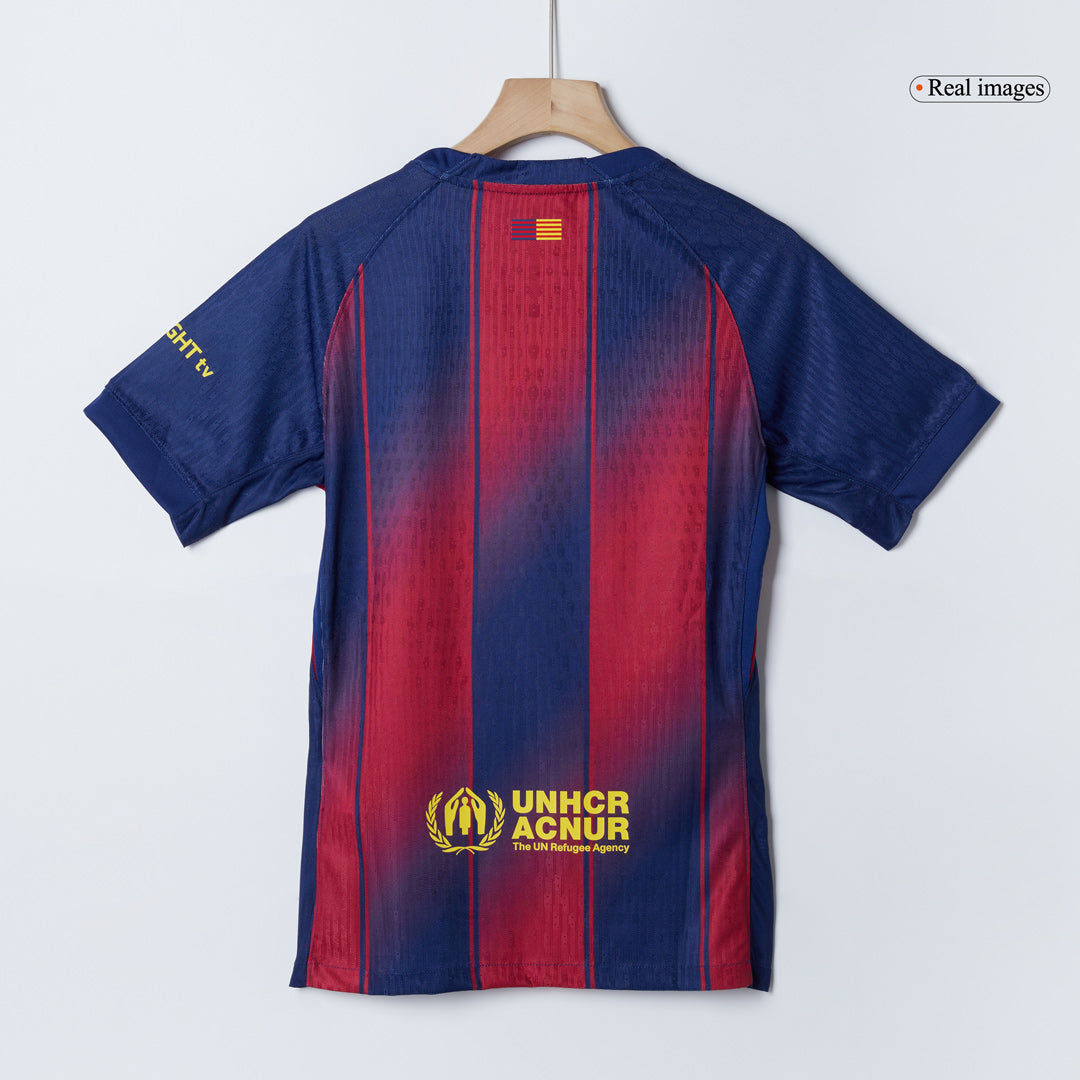 CUBARSÍ #2 Barcelona Mens Home Soccer Jersey 2025/26 Red&Blue - Player Version