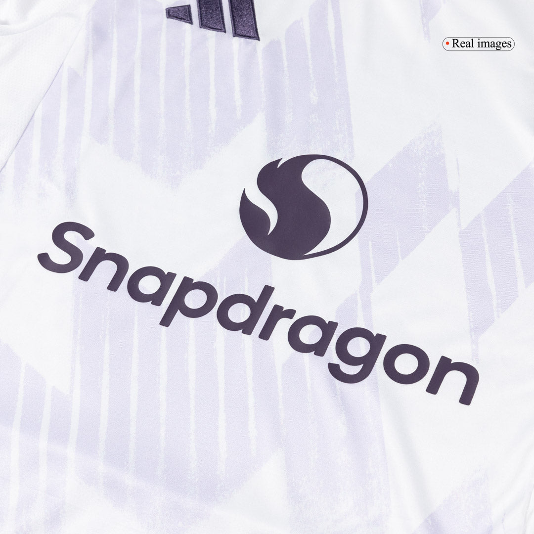 Manchester United Mens Away Long Sleeve Soccer Jersey 2025/26 White