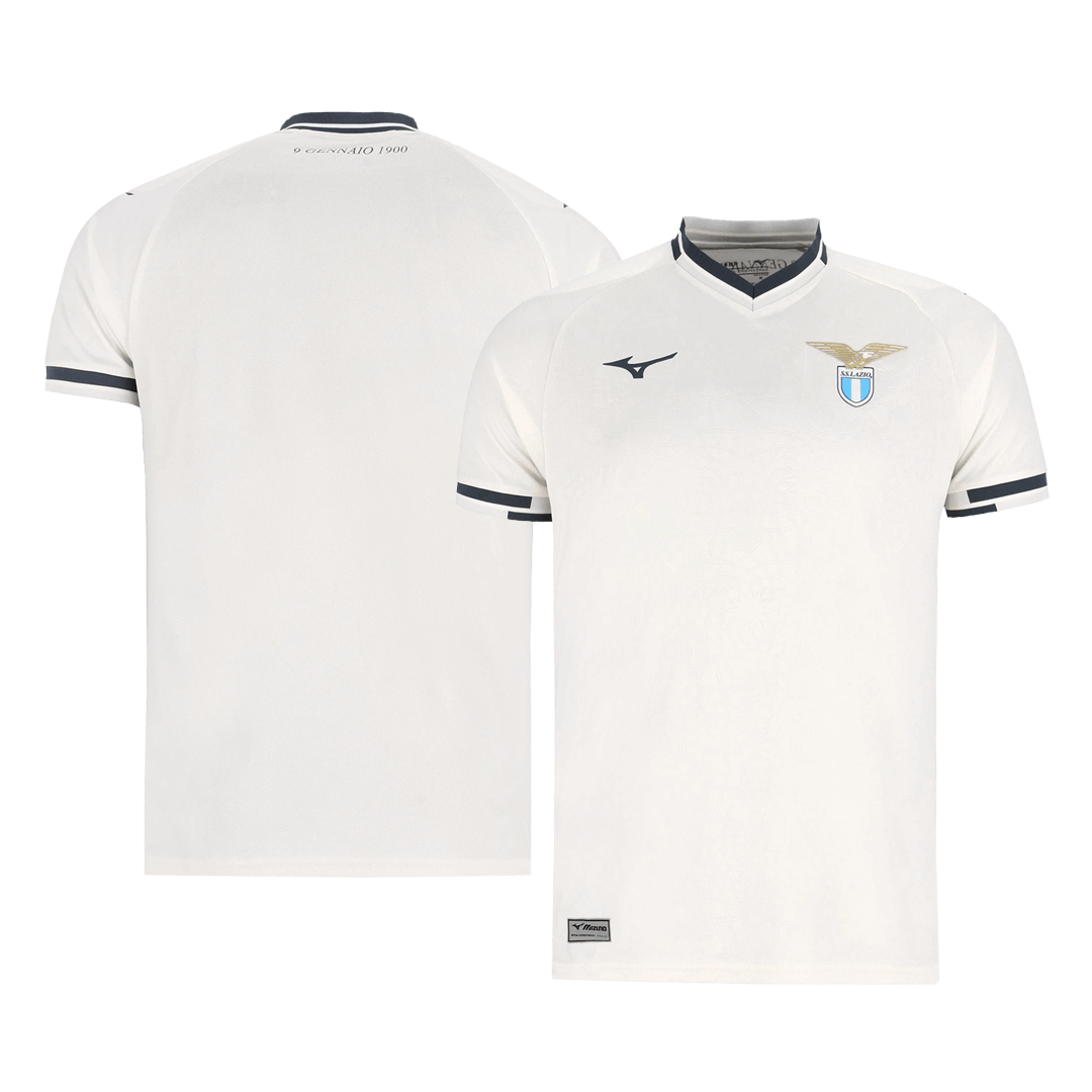 Lazio Mens Away Soccer Jersey 2025/26 White