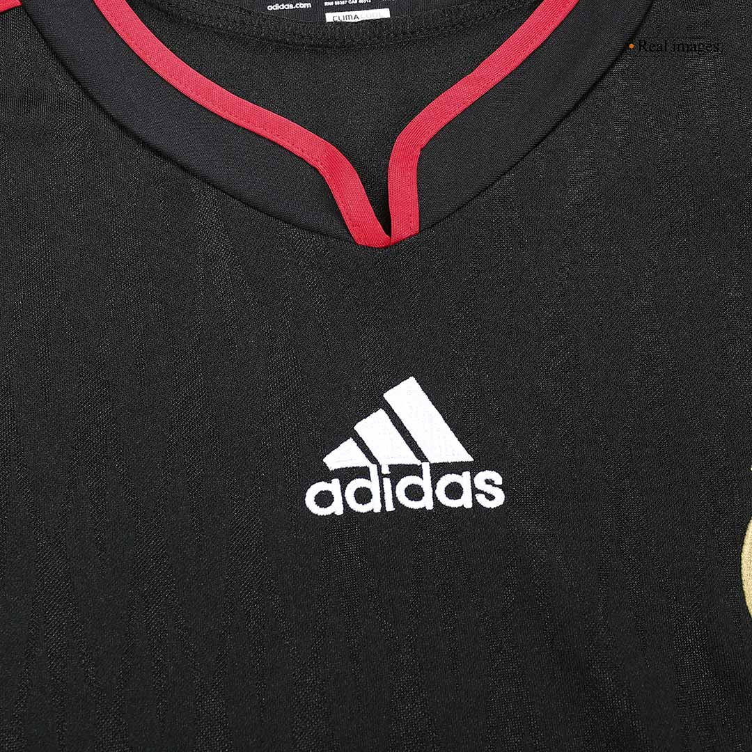 Retro Mexico Mens Away Soccer Jersey 2010 Black