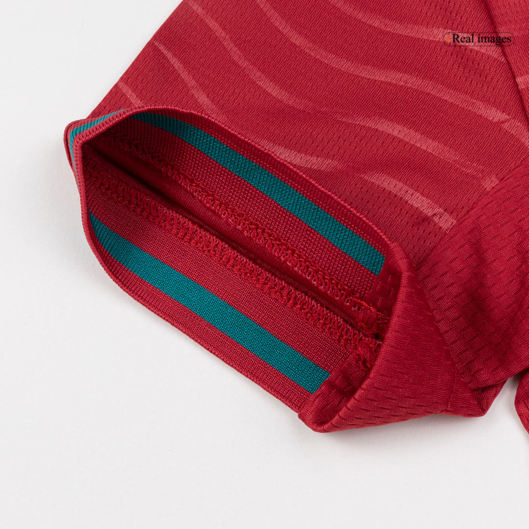 B. FERNANDES #8 Portugal Kids Home Soccer Kit World Cup 2026 Red [PREMIUM]