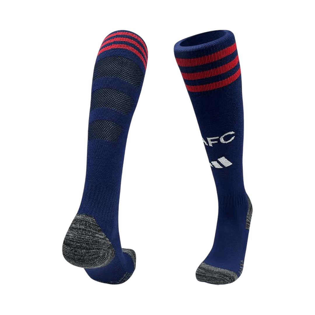 Arsenal Mens Away Soccer Socks 2025/26 Navy [PREMIUM]