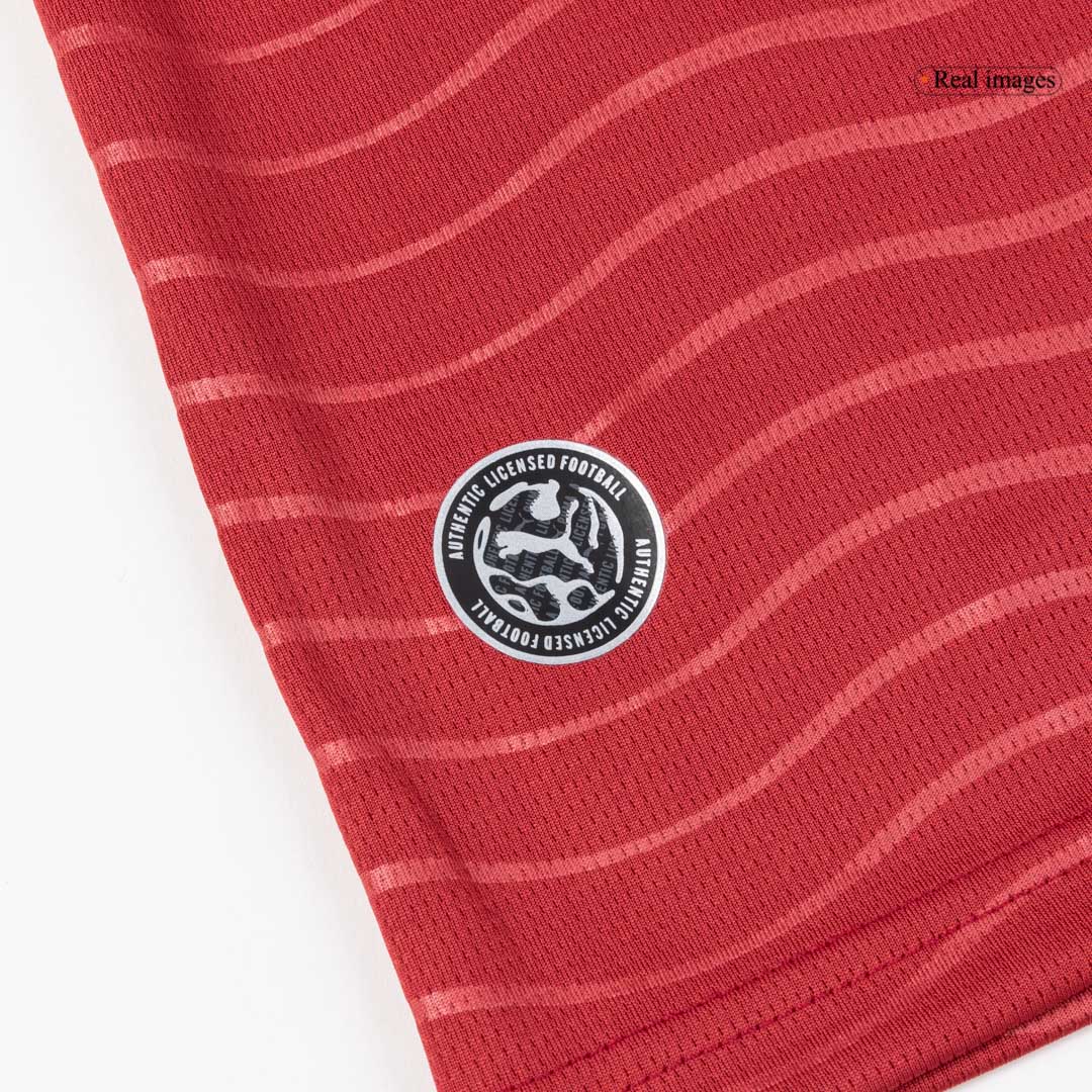 Portugal Mens Home Long Sleeve Soccer Jersey World Cup 2026 Red