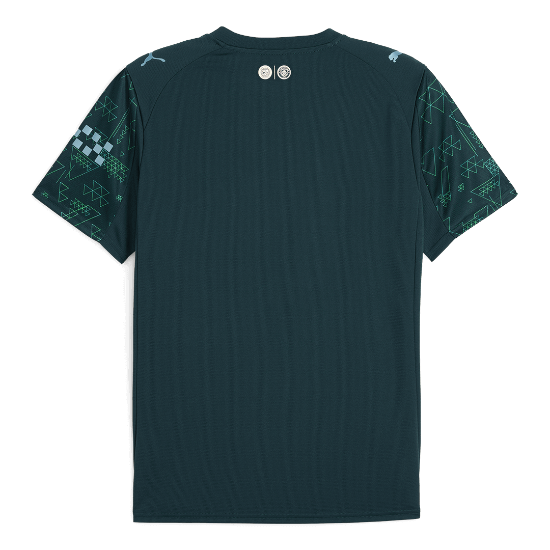 Manchester City Mens Fourth Away Soccer Jersey 2025/26 Green