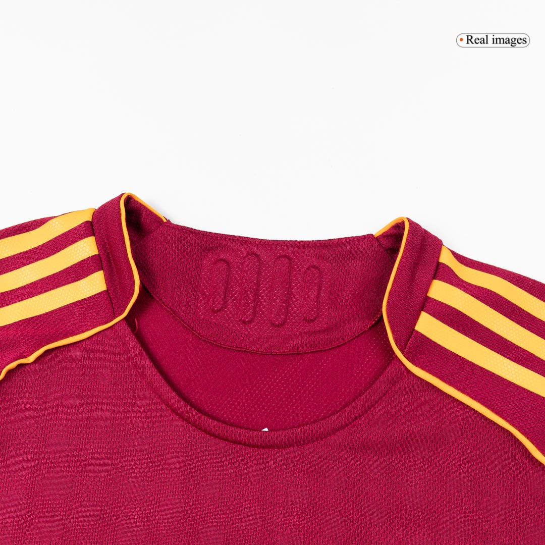 Roma Mens Home Soccer Jersey 2025/26 Red - Player Version