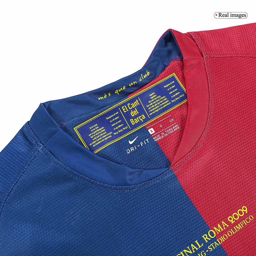 Retro MESSI #10 Barcelona Mens Home Soccer Jersey UCL Final UCL 2008/09