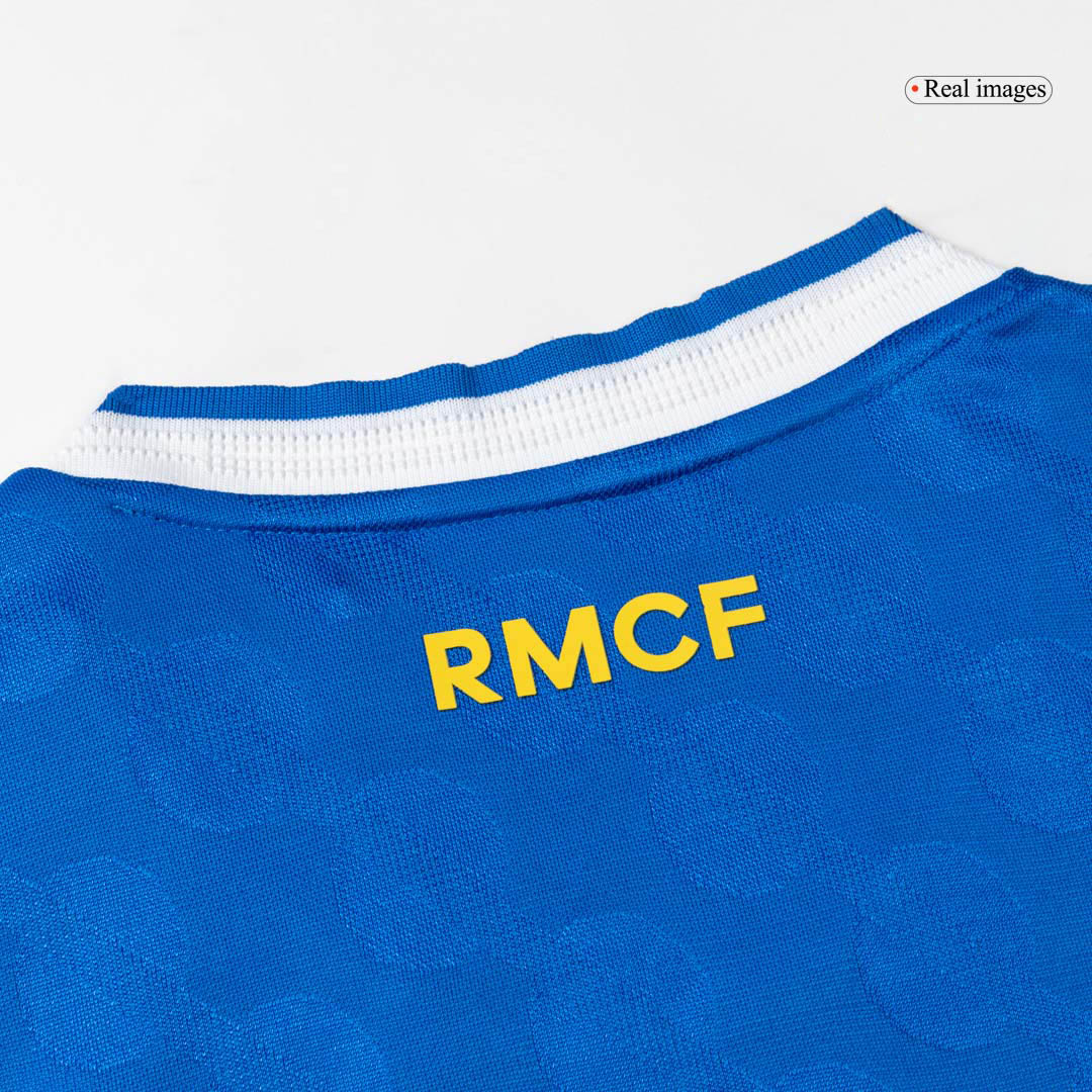 TCHOUAMENI #14 Real Madrid Mens Third Away Soccer Jersey 2025/26 Blue - Player Version