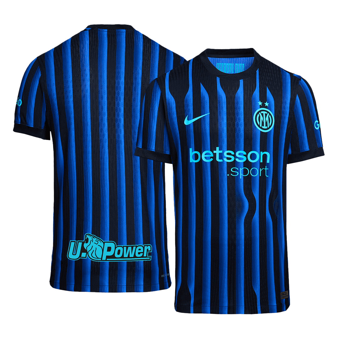 Inter Milan Mens Home Soccer Jersey 2025/26 Blue&Black - Player Version