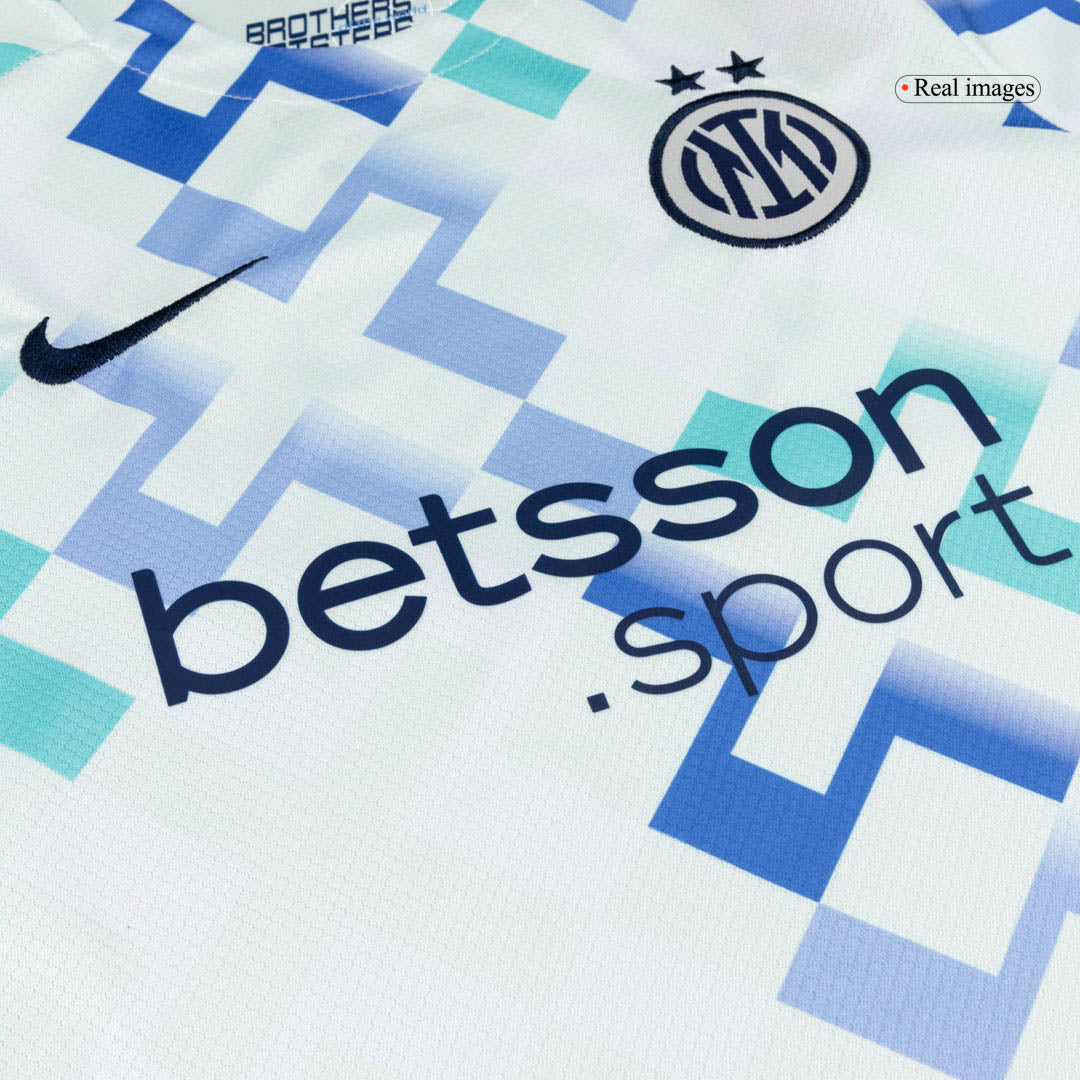 Inter Milan Kids Away Soccer Kit 2025/26 White