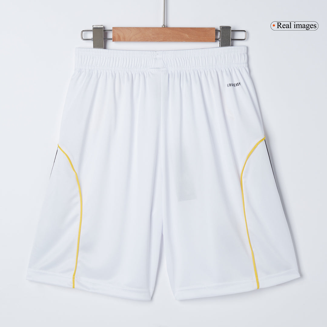 Real Madrid Mens Home Soccer Shorts 2025/26 White