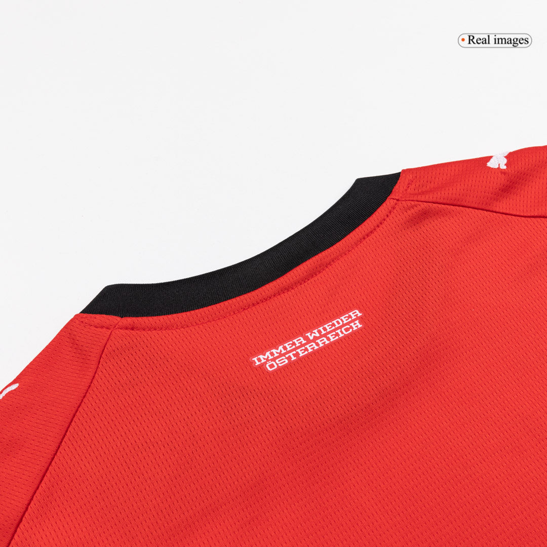 Austria Kids Home Soccer Kit World Cup 2026 Red