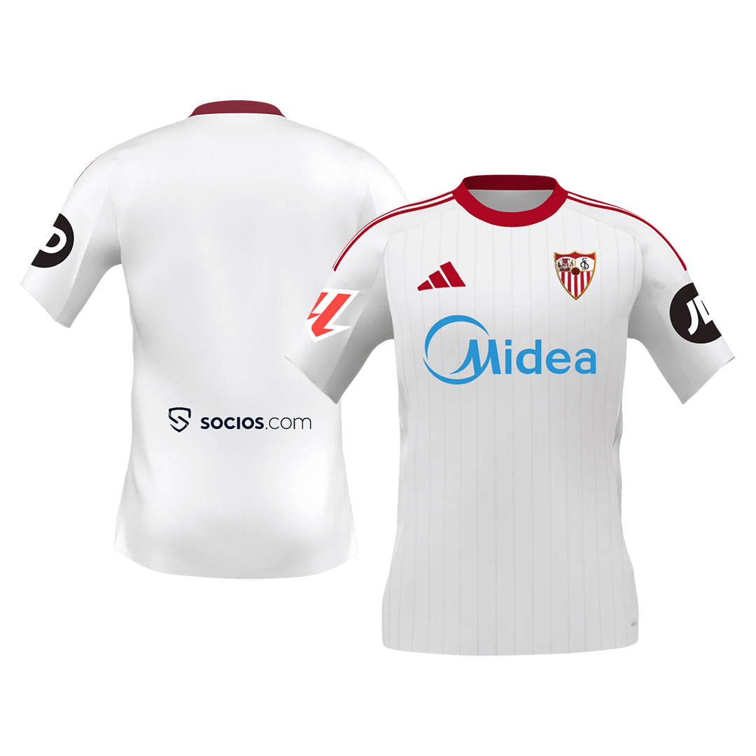 Sevilla Mens Home Soccer Jersey 2025/26 White