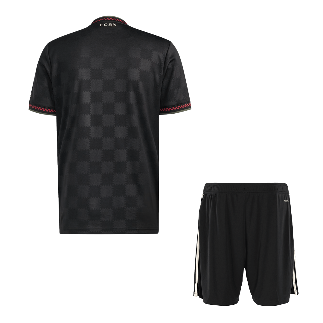 Bayern Munich Mens Third Away Soccer Kit 2025/26 Black