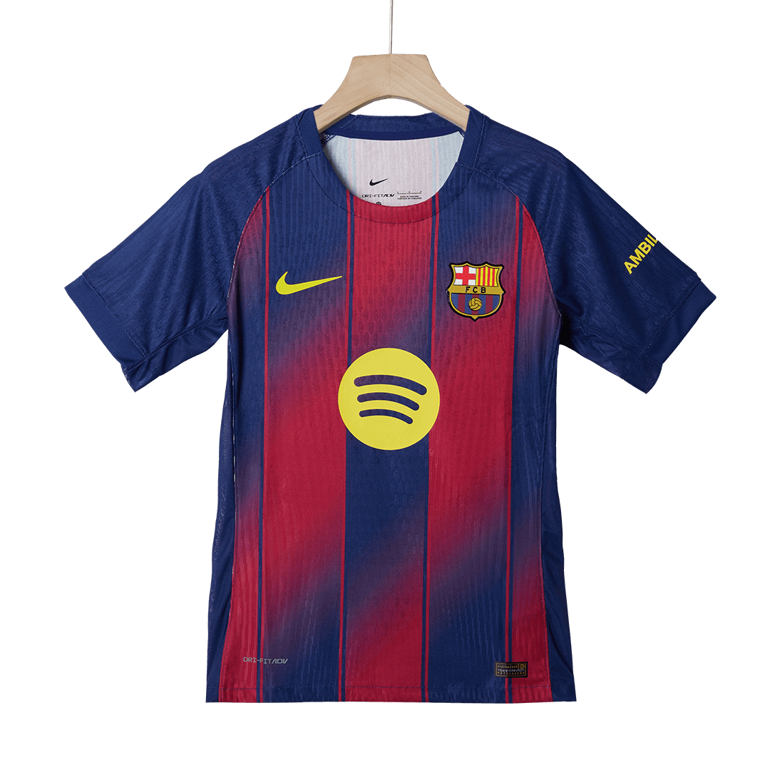 CUBARSÍ #2 Barcelona Mens Home Soccer Jersey 2025/26 Red&Blue - Player Version