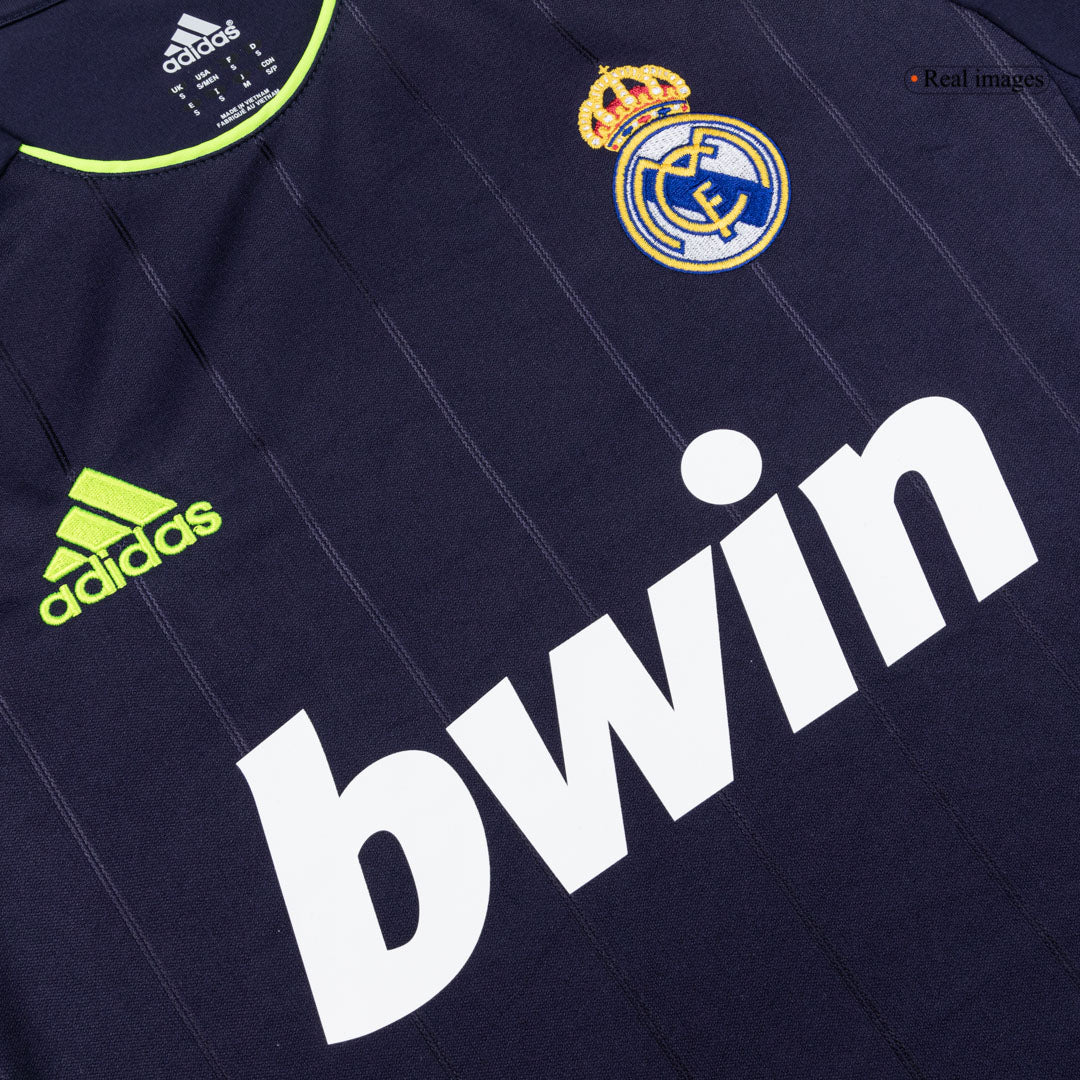 Retro Real Madrid Mens Away Soccer Jersey 2012/13 Black