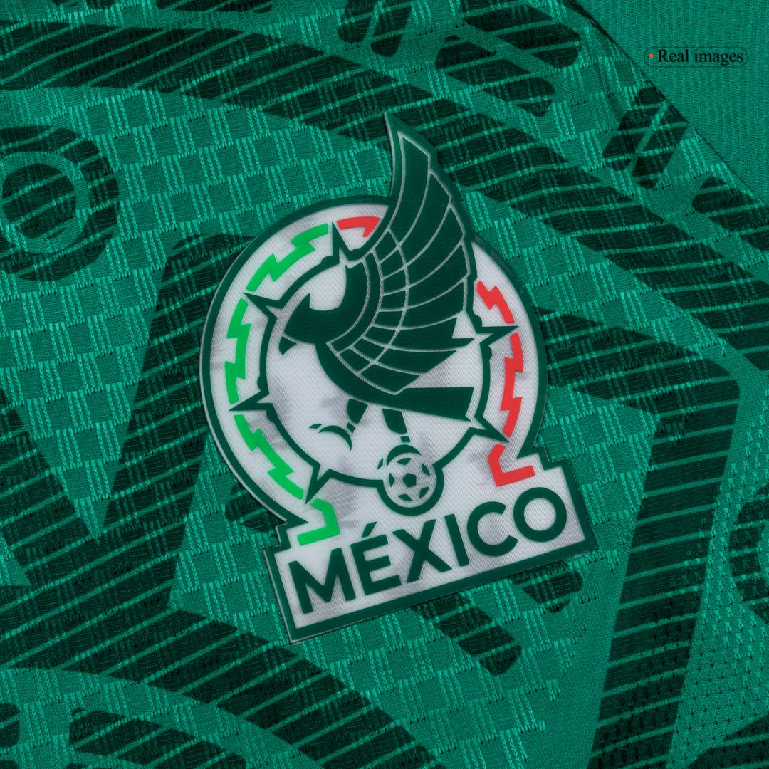 Raúl #9 Mexico Mens Home Soccer Jersey World Cup 2026 Green - Player Version