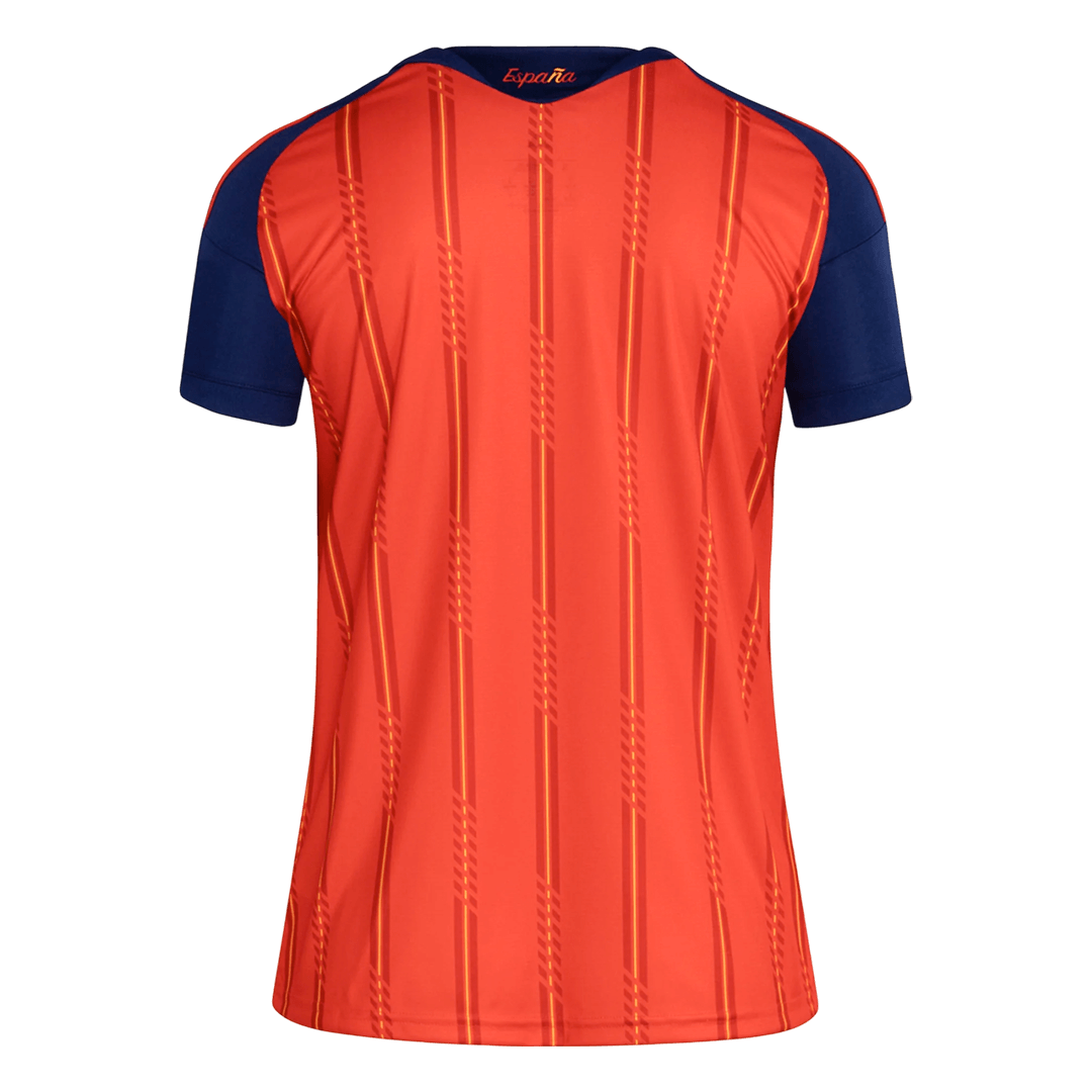 Spain Womens Home Soccer Jersey World Cup 2026 Red