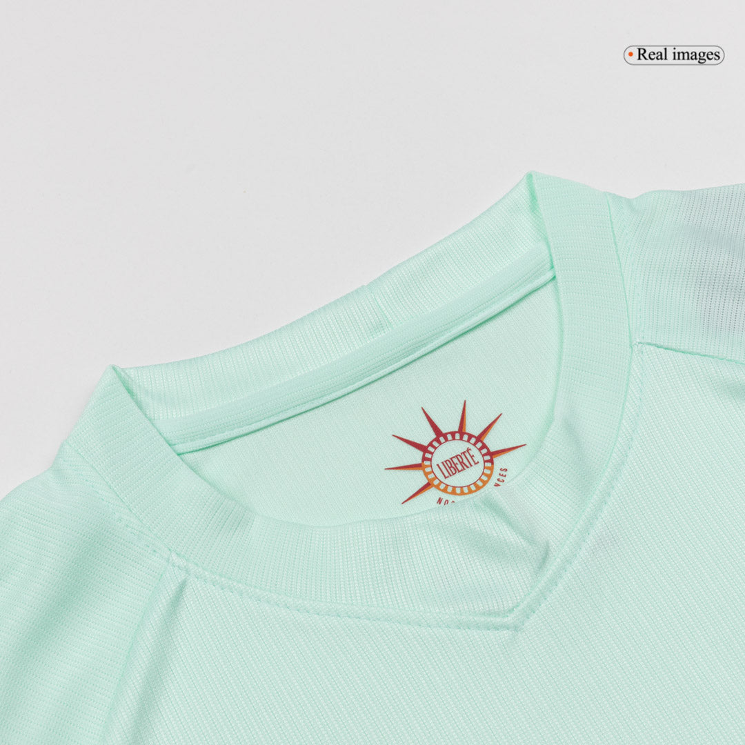 France Kids Away Soccer Kit World Cup 2026 Mint Green