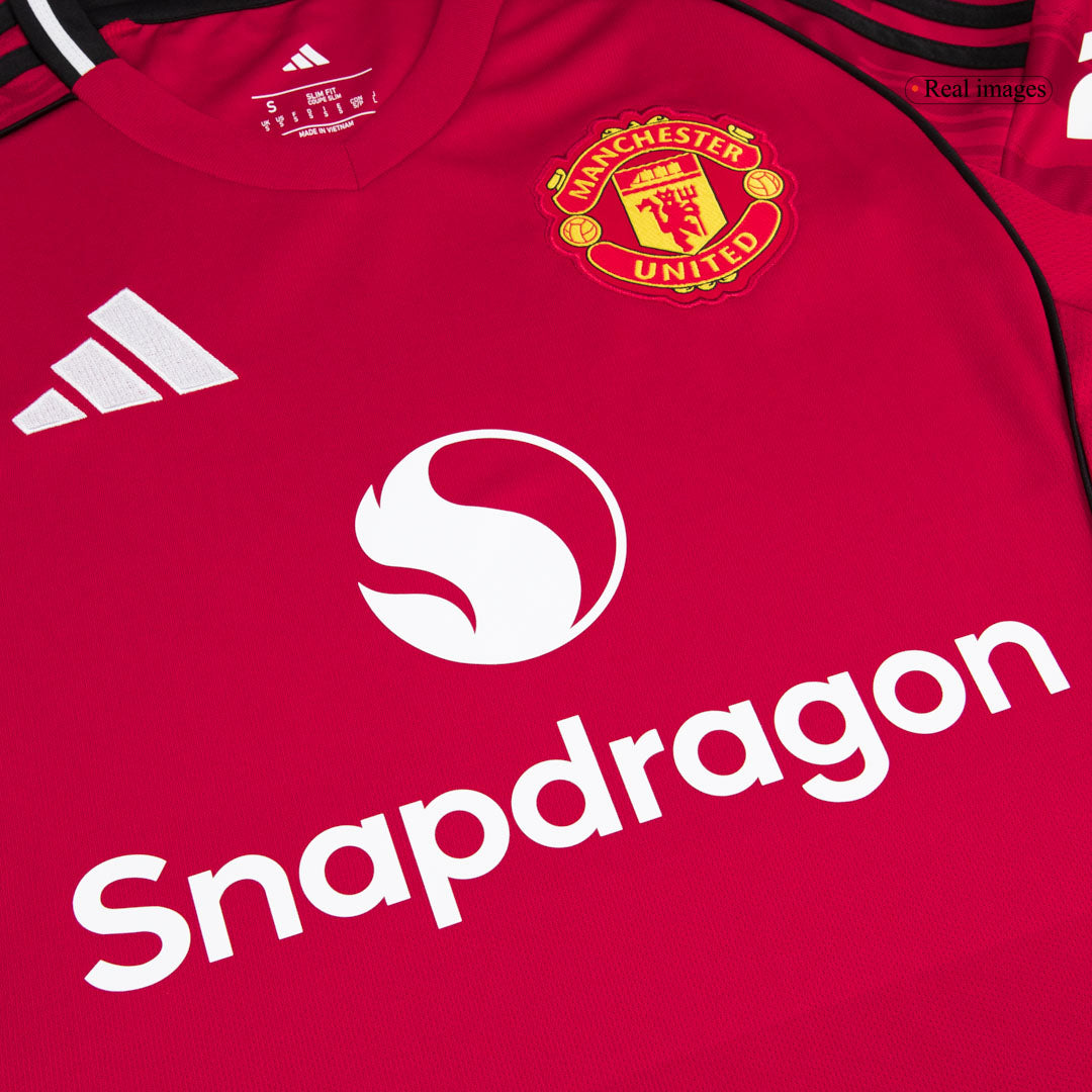 ŠEŠKO #30 Manchester United Mens Home Soccer Jersey 2025/26 Red [PREMIUM]