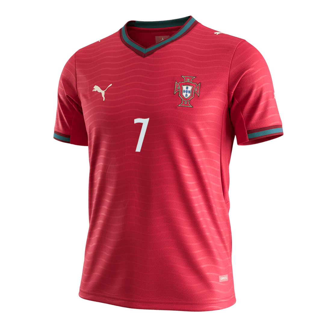 RONALDO #7 Portugal Mens Home Soccer Jersey World Cup 2026 Red [PREMIUM]