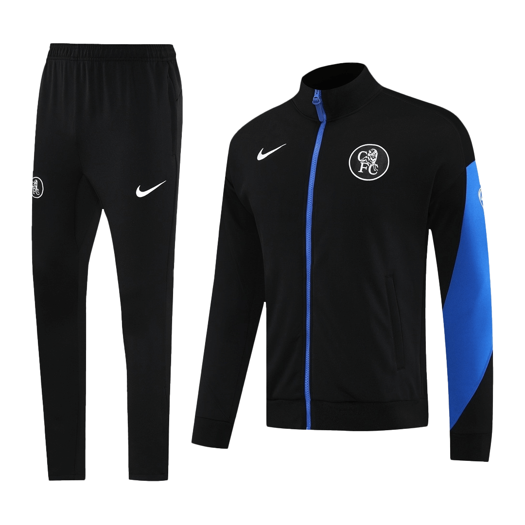 Chelsea Mens Training Tracksuit Kit 2025/26 Black