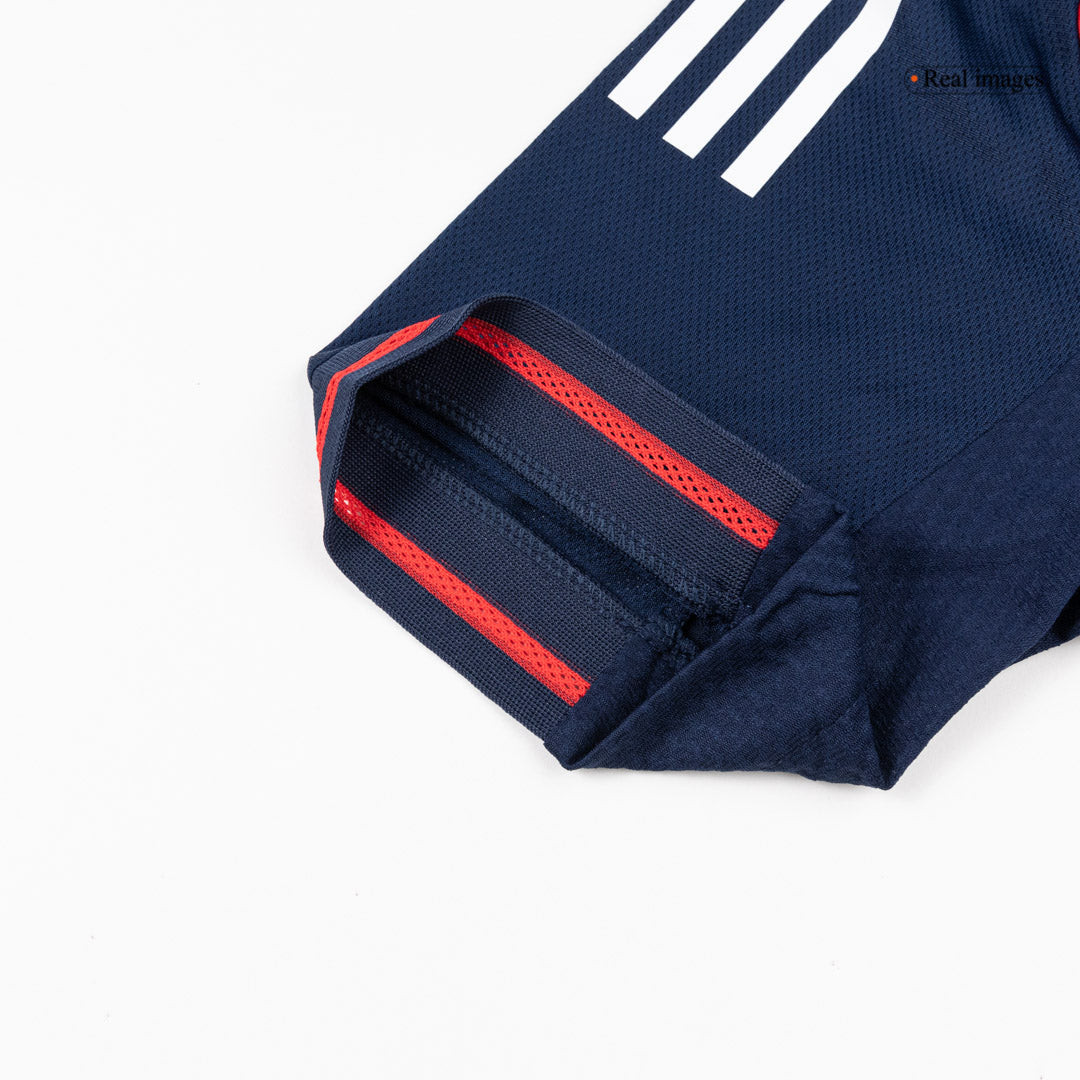 Olympique Lyonnais Mens Away Soccer Jersey 2025/26 Navy - Player Version