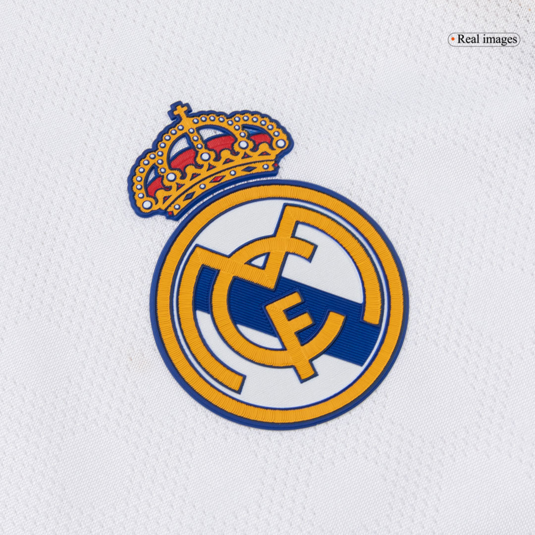 TCHOUAMENI #14 Real Madrid Mens Home Soccer Jersey 2025/26 White - Player Version [PREMIUM]