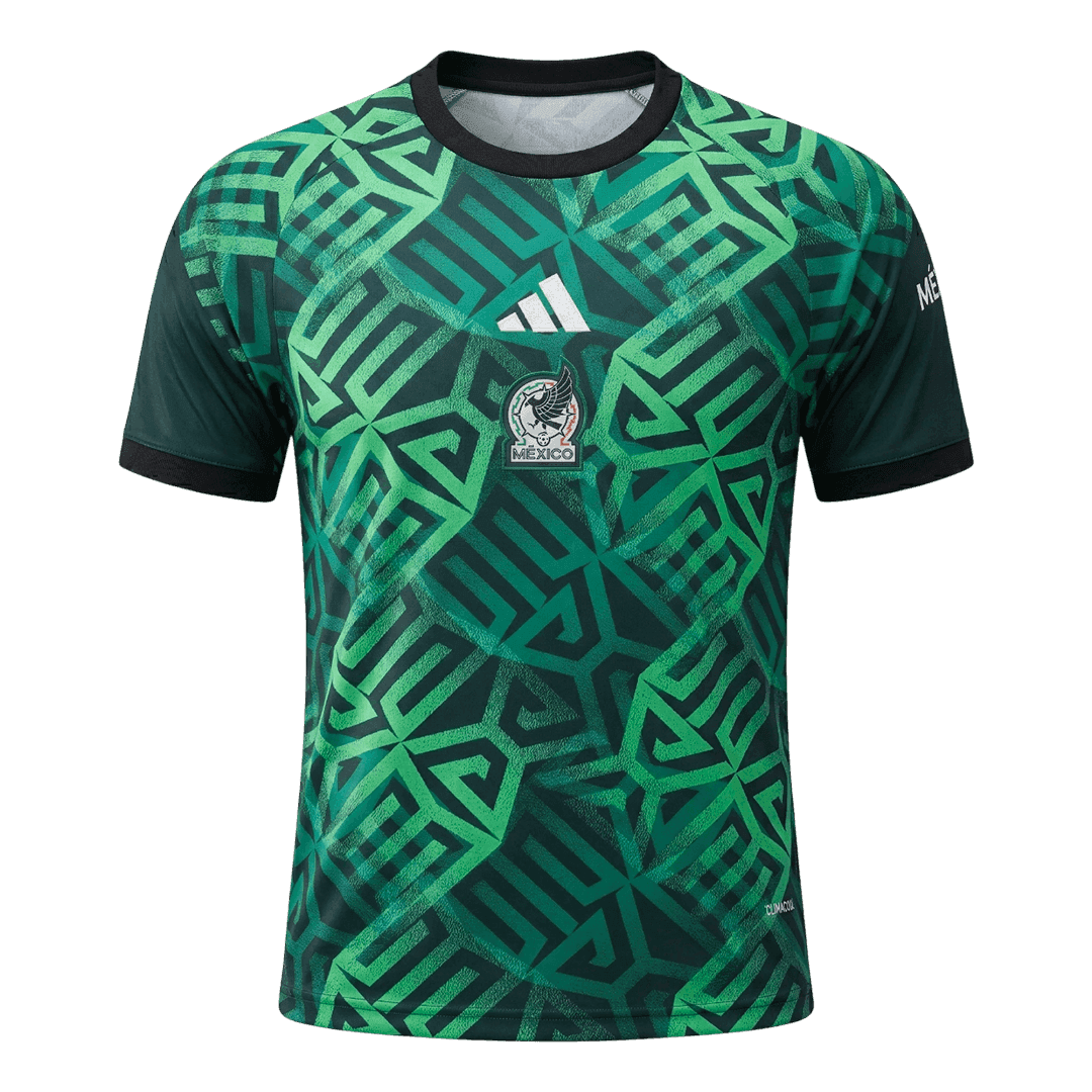 Mexico Mens Pre-Match Soccer Jersey World Cup 2026 Green