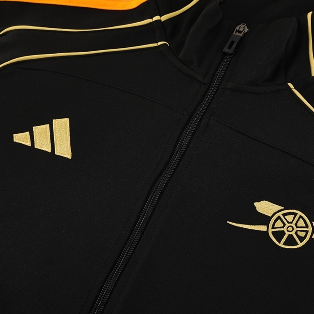 Arsenal Mens Training Tracksuit Kit 2025/26 Black
