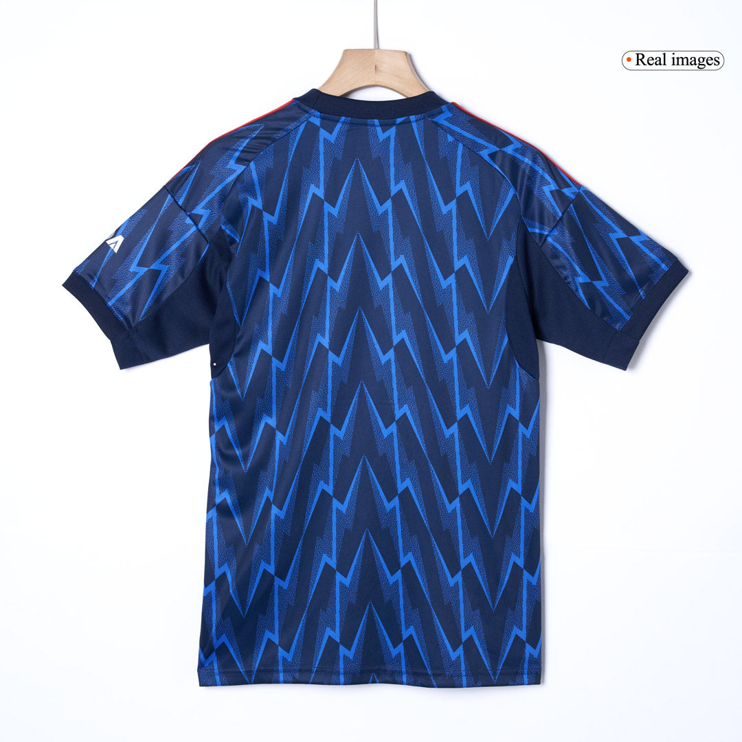 SAKA #7 Arsenal Mens Away Soccer Jersey 2025/26 Blue