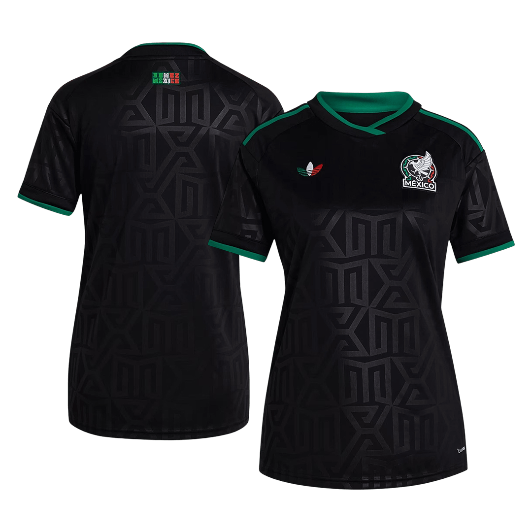Mexico Womens Away Soccer Jersey World Cup 2026 Black