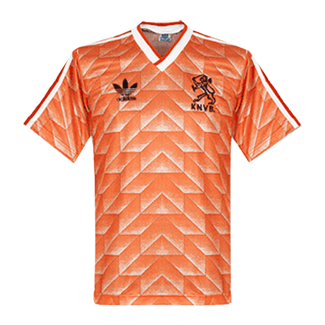 Retro Netherlands Mens Home Soccer Jersey 1988