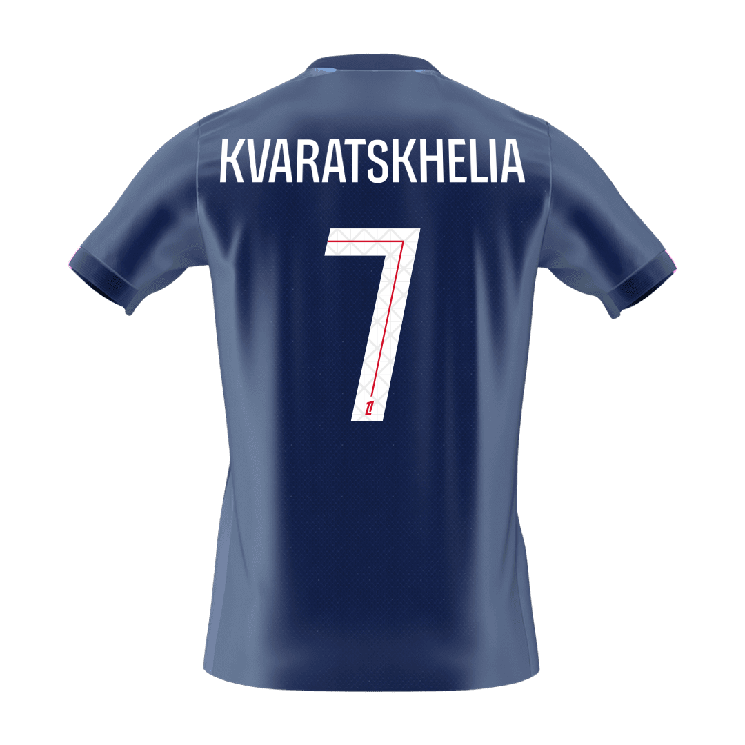 KVARATSKHELIA #7 PSG Mens Home Soccer Jersey 2025/26 Navy [PREMIUM]