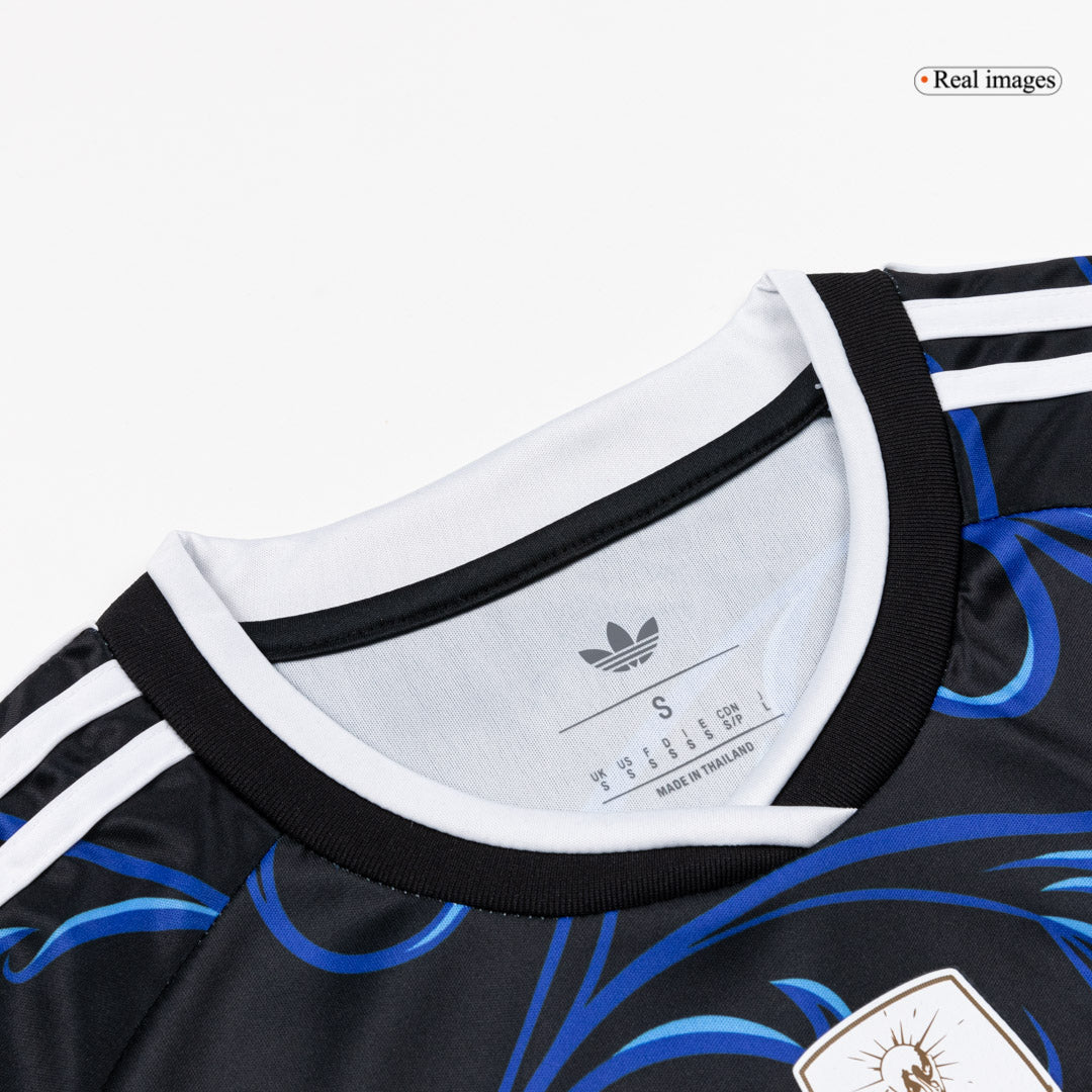 Argentina Womens Away Soccer Jersey World Cup 2026 Black