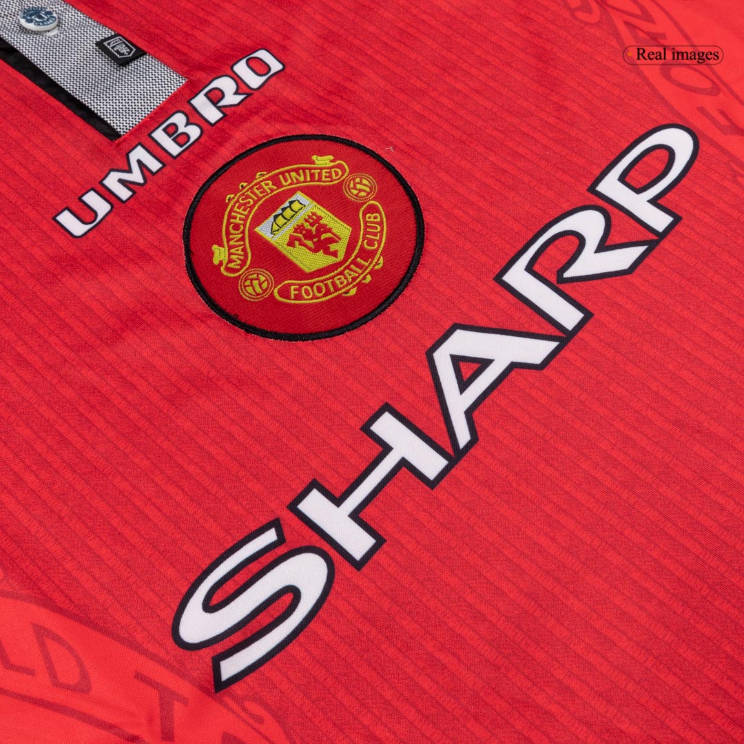 Retro Manchester United Mens Home Soccer Jersey 1996/97 Red