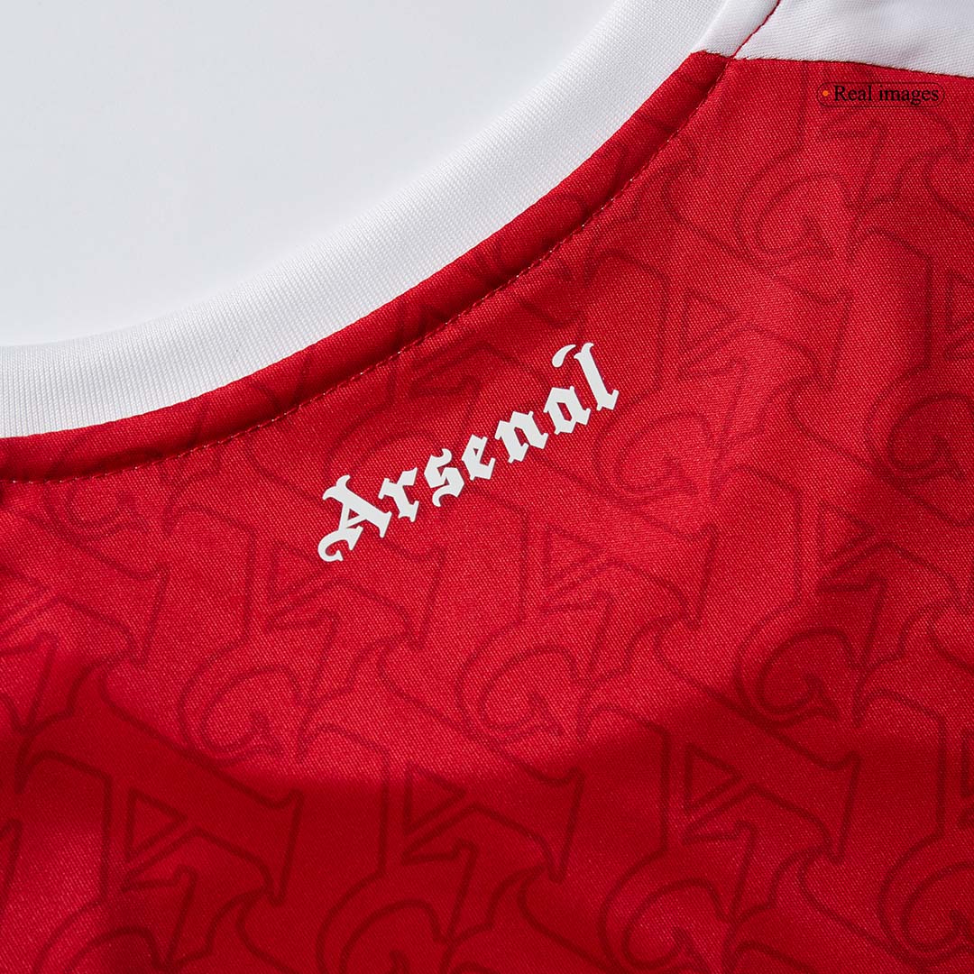 Arsenal Mens Home Long Sleeve Soccer Jersey 2025/26 Red
