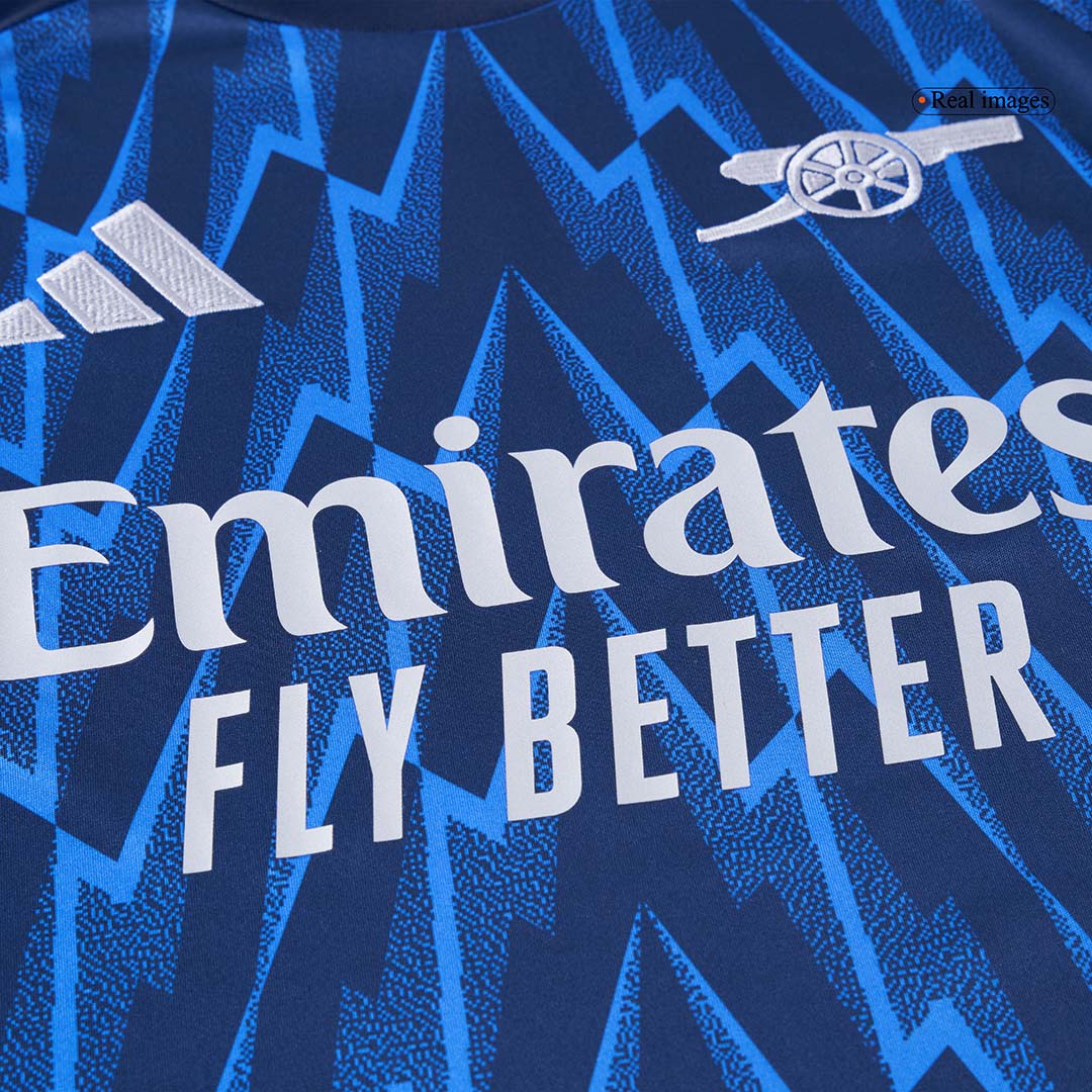SAKA #7 Arsenal Mens Away Soccer Jersey 2025/26 Blue