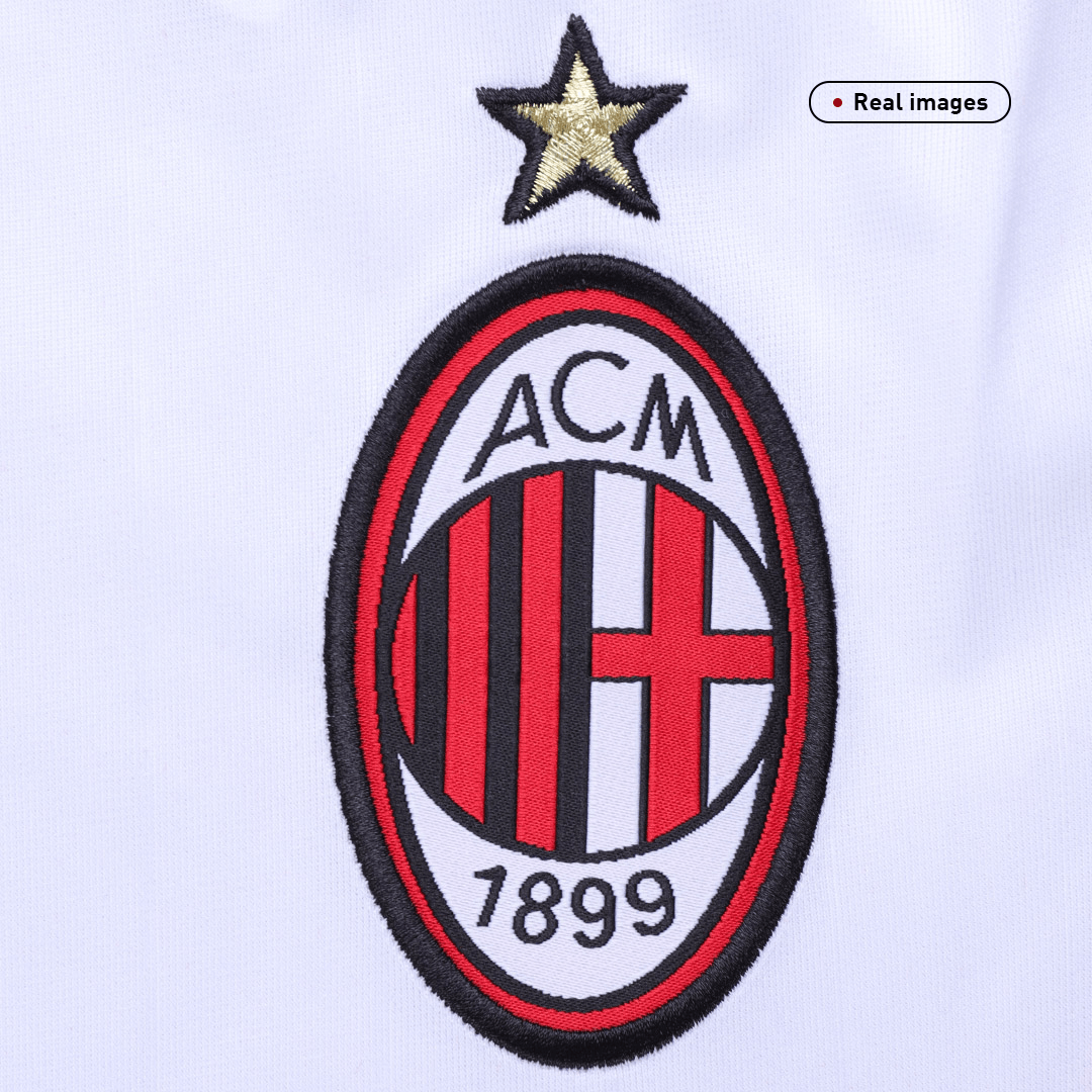 Retro AC Milan Mens Away Soccer Jersey UCL 2006/07 White