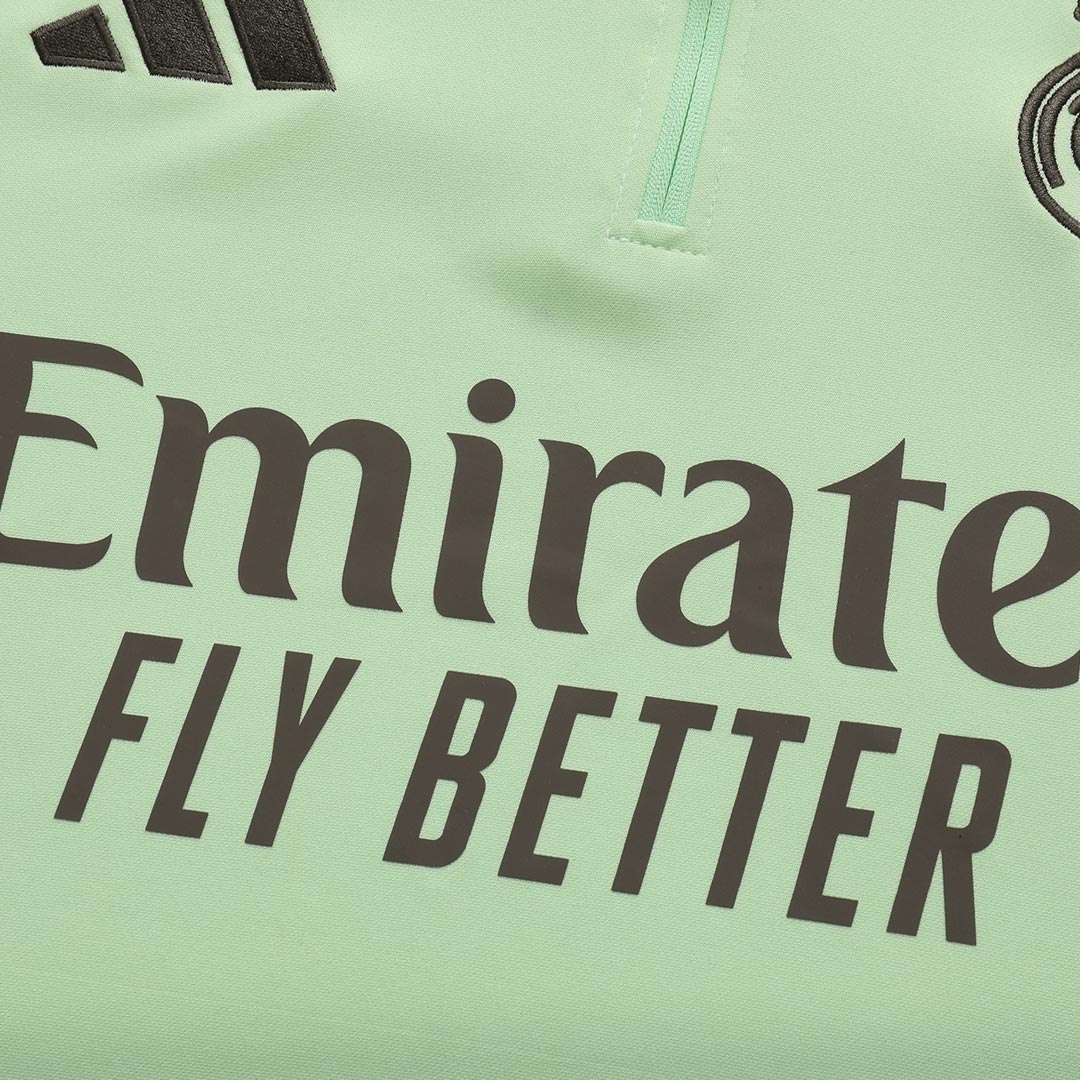 Real Madrid Kids Training Tracksuit Kit 2025/26 Green