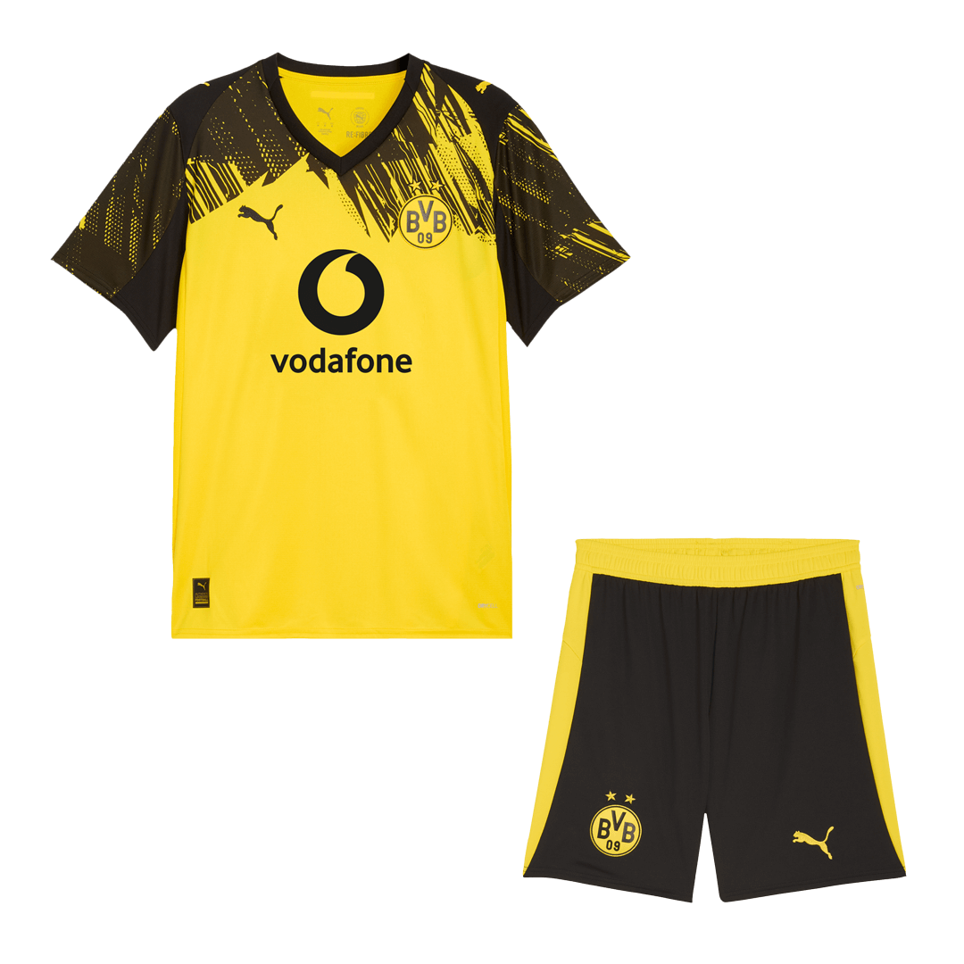Borussia Dortmund Mens Home Soccer Kit 2025/26 Yellow