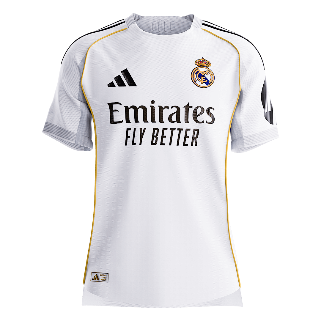 Real Madrid Mens Home Soccer Jersey 2025/26 White - Player Version [PREMIUM]
